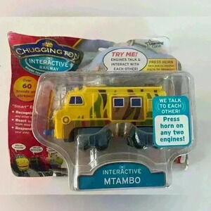 Chuggington Toy Train Interactive Railway Talking MTAMBO Engine Sealed/New